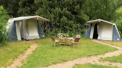 Кемпинг в ущелье Тургень